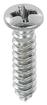 Chrome Trim Screw, #8 x 3/4", With Undersized #6 Phillips Oval Head