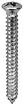 Stainless Steel Trim Screw, #8 x 1-1/2"; #8 Phillips Oval Head