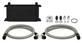 Mishimoto; Universal Fit; Oil Cooler Kit; 19-Row; Stealth Black